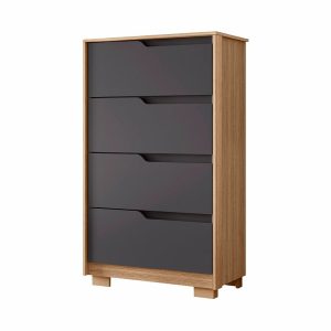 DRESSER, SOLE, 4 DRAW TITAN