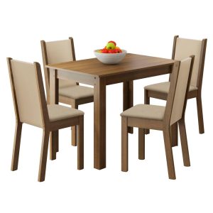 CINTIA DINING TABLE With 4 Chairs