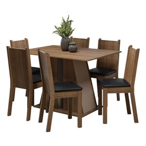 SHARON RECTANGULAR DINING TABLE WITH 4 Chairs